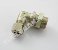 Соединитель уголок М22*1,5/D10мм метал