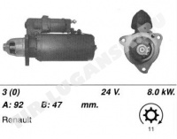 Стартер 24V 8kW 11t