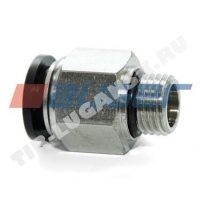 Соединитель М12*D12 метал (быстрый)