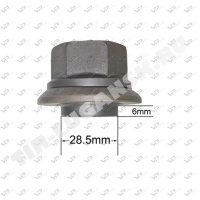 Гайка М22*1.5 колеса с юбкой SW33