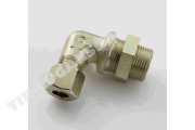 Соединитель уголок М22*1,5/D8мм метал