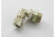 Соединитель уголок М16*1,5/D10 металл