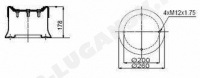 Стакан пластиковый D260xH178