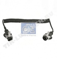 Спиральный электропровод, 24В, ABS, 4500 мм