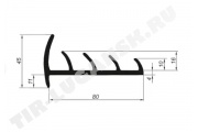 Профиль уплотнительный (80) Профиль уплотнительный (80)