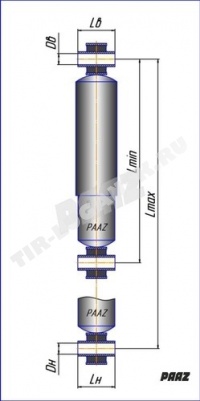 Амортизатор 319-479 d20*62/d20*62 Амортизатор 319-479 d20*62/d20*62