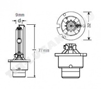 Лампочка Xenon D2S 35W P32 d-2