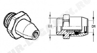Соединитель М22*D18