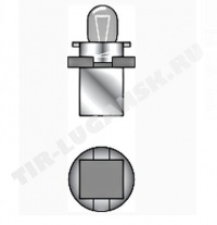 Лампочка 24v1.2w приборная с цок.