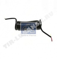 Спиральный электропровод, ABS, 4500 мм, без штекера Спиральный электропровод, ABS, 4500 мм, без штекера