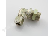Соединитель уголок М22*1,5/D8мм метал