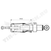 Амортизатор кабины зад (пневмо) Амортизатор кабины зад (пневмо)