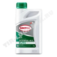 Антифриз SINTEC -40 G11 Euro зеленый 1кг