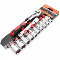 Набор торцевых головок с трещеткой 1/2"(11шт)