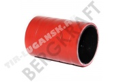 Шланг наддувочного воздуха турбокомпрессора D=65mm/L=110mm (красный) MAN 333-N1-22